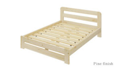Nodax Super King Bed Frame, F1, Solid Pine Wood, Easy Assembly, Sturdy Slats & Extra Support Legs, 6Ft, Pine Finish - thumbnail 6