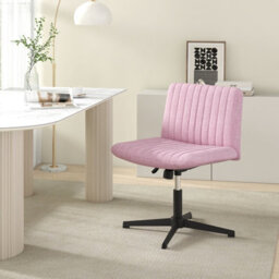 Costway Criss Cross Legged Chair Home Office Chair W/ Wide Padded Seat - thumbnail 9
