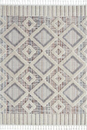 The Rugs Scandi Collection Area Rugs - Scandinavian Design Living Room Rugs And Runners In Grey-Multicolour1 - thumbnail 1