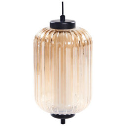 Wyld And Coco Aurora Pendant Lamp, Iron Finish, Multicolour Smoked Glass, 5-Light, Adjustable Height - thumbnail 7