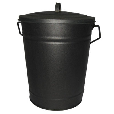 Lassic Fire Vida Black Ash Bucket Fireside Coal Ash Wood Log Storage - image 1