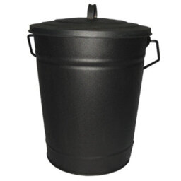 Lassic Fire Vida Black Ash Bucket Fireside Coal Ash Wood Log Storage