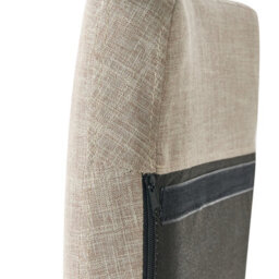Beliani Rocking Chair Arrie Fabric Light Beige - thumbnail 9
