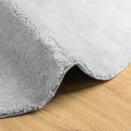 Berkfield Rug Huarte Short Pile Soft And Washable Grey Size  160 Cm - thumbnail 6