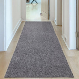 The Rugs Solid Design Low Pile Living Room Rugs In Grey Flex Collection 1000G - thumbnail 7
