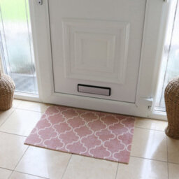 Jvl Mega Machine Washable Doormat And Runner, Rose Lattice - thumbnail 6