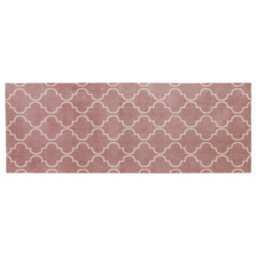 Jvl Mega Machine Washable Doormat And Runner, Rose Lattice - thumbnail 3