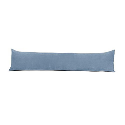 Lancashire Textiles Hollowfibre Filling (85 X 20Cm) Light Blue Chenille Draught Stopper Excluder - image 1