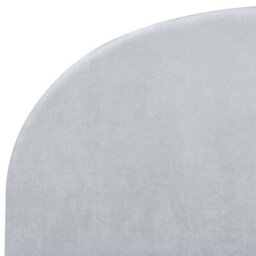 Beliani Bed Chenille Vaucluse 180 X 200 Cm (Eu Super King) Light Blue - thumbnail 7