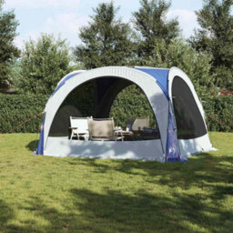 Walplus Party Tent Garden Gazebo Canopy Blue Waterproof - thumbnail 3