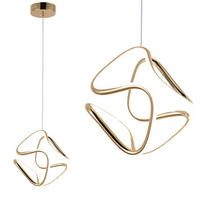 Ceiling Lamp Chandelier Toolight Led G067-Cp Gold - image 1