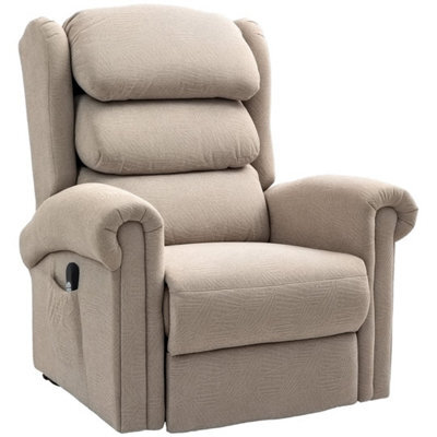 Khaki Power Lift Recliner Chair With Remote Control For Elderly - image 1
