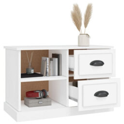 Berkfield Tv Cabinet White 73X35.5X47.5 Cm Engineered Wood - thumbnail 5