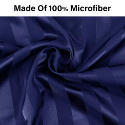 Ameha Pillowcase Pair Navy Microfiber Stripe Pillowcase-Envelope Closure Pillowcase, Machine Washable Bedding Pillow Cover 50X75Cm - thumbnail 9