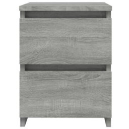 Berkfield Bedside Cabinet Grey Sonoma 30X30X40 Cm Engineered Wood - thumbnail 3