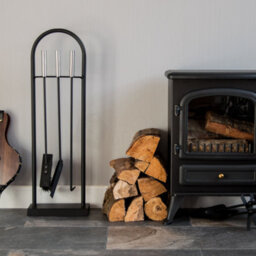 Lassic Fire Vida 4 Piece Arc Companion Set - Poker, Brush, Shovel And An Arch Stand - thumbnail 2