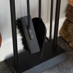 Lassic Fire Vida 4 Piece Arc Companion Set - Poker, Brush, Shovel And An Arch Stand - thumbnail 5