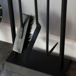 Lassic Fire Vida 4 Piece Arc Companion Set - Poker, Brush, Shovel And An Arch Stand - thumbnail 4