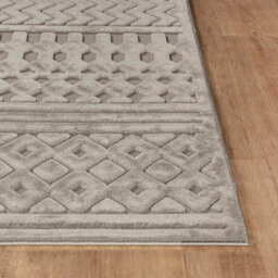 Livabliss Le Mans-Modern Grey 3D High & Low Pile Textured In- & Outdoor Rug 200 X 275 Cm Easy Care, Non Shedding - thumbnail 5