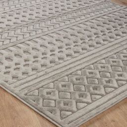 Livabliss Le Mans-Modern Grey 3D High & Low Pile Textured In- & Outdoor Rug 200 X 275 Cm Easy Care, Non Shedding - thumbnail 6