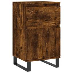 Berkfield Sideboard Smoked Oak 40X35X70 Cm Engineered Wood - thumbnail 2