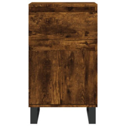 Berkfield Sideboard Smoked Oak 40X35X70 Cm Engineered Wood - thumbnail 5