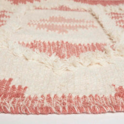 Homescapes Satara Pink Kilim Wool Rug 160 X 230 Cm - thumbnail 4