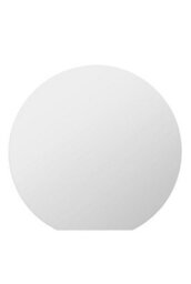 Mirroroutlet The Circulus Frameless Flat Bottom Circular Wall Mirror 106Cm X 100Cm - thumbnail 2
