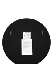 Mirroroutlet The Circulus Frameless Flat Bottom Circular Wall Mirror 106Cm X 100Cm - thumbnail 3