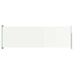 Walplus Patio Retractable Side Awning Garden Sun Shade Canopy Gazebo For Back Door, Porch, Patio 200X600 Cm Cream - thumbnail 2