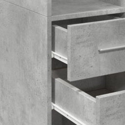 Berkfield Highboard Concrete Grey 50X42.5X185 Cm Engineered Wood - thumbnail 7