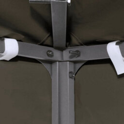 Walplus 2-Tier Gazebo Top Cover 310 G/ma 3X3 M Taupe - thumbnail 4
