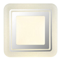 Luminosa Lighting Luminosa Marcia Square Decorative Flush Ceiling Light White Led 4000K - thumbnail 4