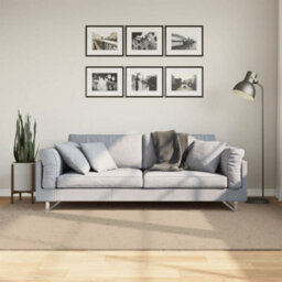 Berkfield Rug Huarte Short Pile Soft And Washable Sand 160X230 Cm - thumbnail 1