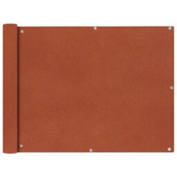 Berkfield Balcony Screen Oxford Fabric 90X400 Cm Terracotta - thumbnail 1