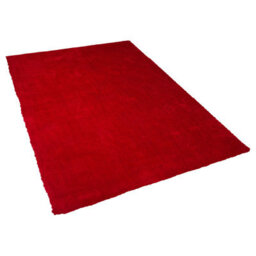 Beliani Shaggygy Rug Demre Red 140 X 200 Cm - thumbnail 5