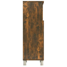 Vidaxl Bathroom Cabinet Smoked Oak 30X30X95 Cm Engineered Wood Bathroom Cabinets - thumbnail 8