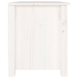 Berkfield Shoe Bench White 70X38X45.5 Cm Solid Wood Pine - thumbnail 4