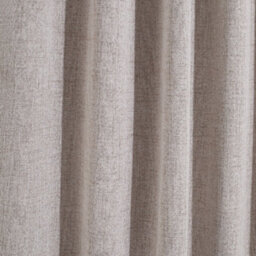 Thehotsale Solid Colour Faux Linen Polyester 100% Curtains Pair Blackout Beige Curtains - thumbnail 5