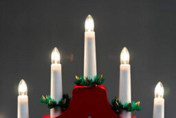 Shatchi Christmas Lantern Wooden White Stainless Steel Warm Led Light Xmas Home Decorations - thumbnail 6