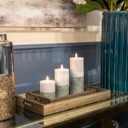 Luxe  Collection  Natural  Glow  3X6  Stone  Led  Candle - thumbnail 3