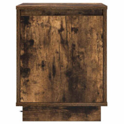 Berkfield Bedside Cabinets With Led Lights 2 Pcs Smoked Oak 39X34,5X50 Cm - thumbnail 8