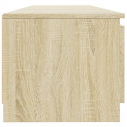 Vidaxl Tv Cabinet With Led Lights Sonoma Oak 140X40X36 Cm - thumbnail 6