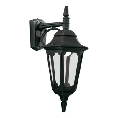 Stylish Outdoor Ip44 Wall Light Sconce With Black Finish And E27 Socket For Led Bulbs - image 1
