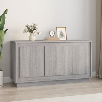 Vidaxl Sideboard Grey Sonoma 102X35X55 Cm Engineered Wood - image 1