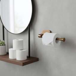 Toilet Paper Holder Rea 5909 Nico Brush Copper - thumbnail 7