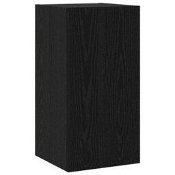Berkfield Tv Cabinet 7 Pcs Black Oak Engineered Wood - thumbnail 5