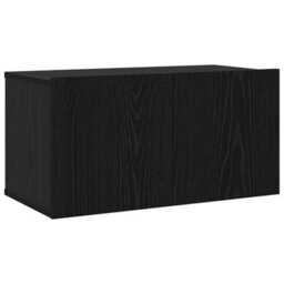 Berkfield Tv Cabinet 7 Pcs Black Oak Engineered Wood - thumbnail 6