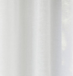 Tyrone Textiles Pair Of Crete White Luxury Linen Look Sheer Panels With Eyelet Header 183 Cm - thumbnail 3