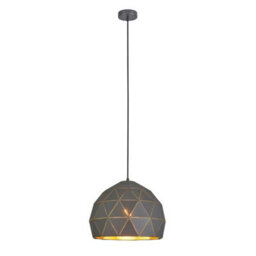 Luminosa Lighting Luminosa Modern Hanging Pendant Graphite, Gold, Champagne 1 Light , E27 - thumbnail 2